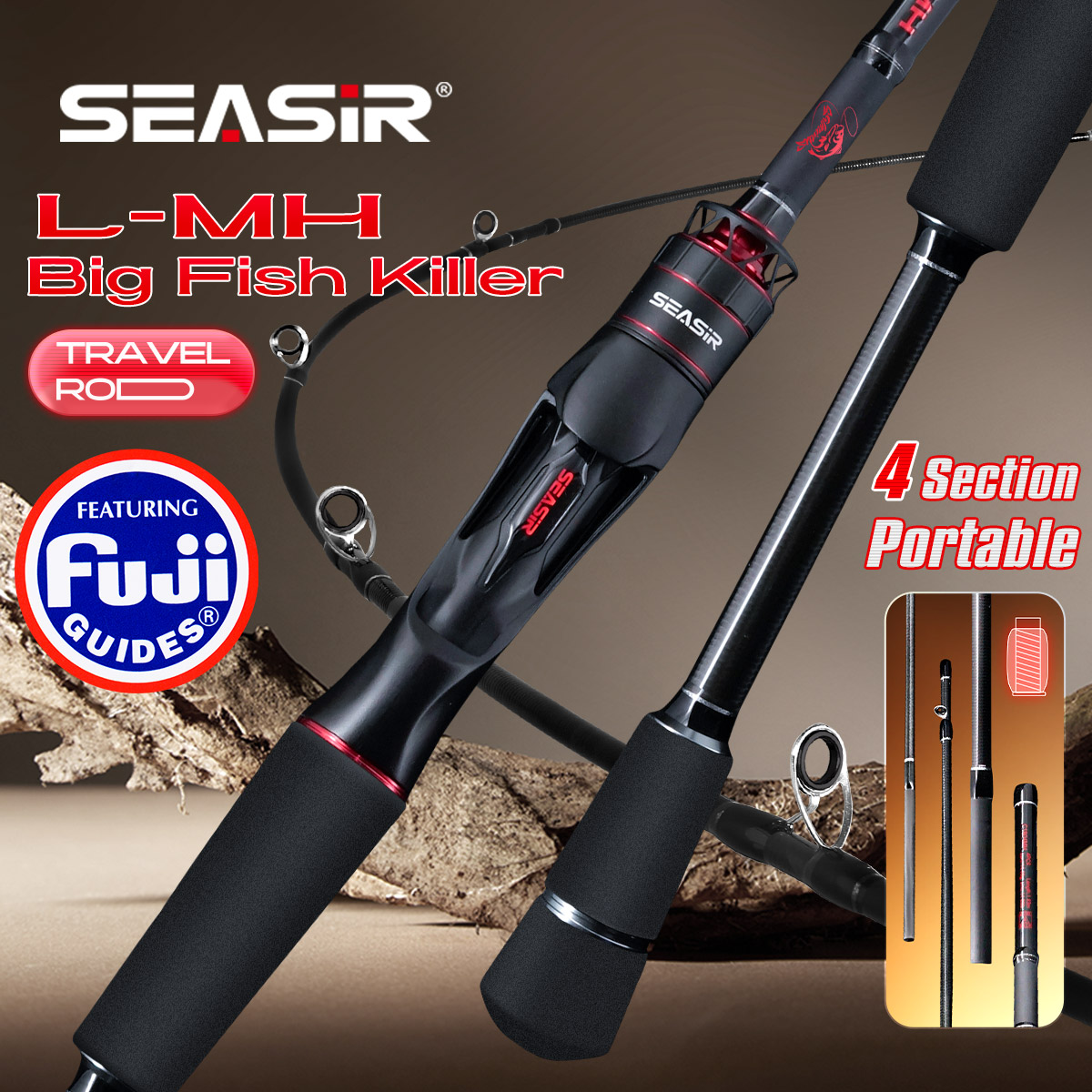 Joran Pancing Seasir Salminus  - Kastking Reel Zephyr ulasan dan harga