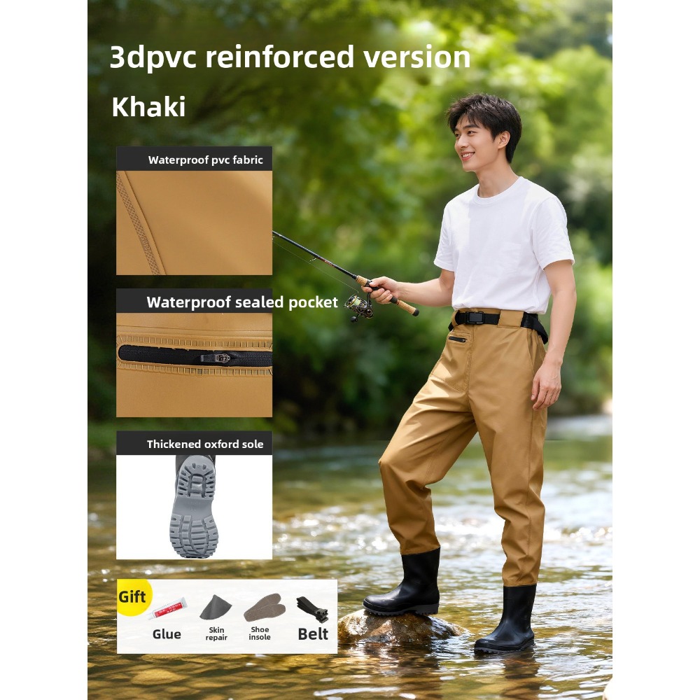Wader Pinggul Nilon Tahan Air  - Fishing Waders ulasan dan harga